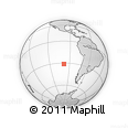 Outline Map of the Area around 31° 20' 36" S, 98° 31' 30" W, rectangular outline