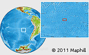 Physical Location Map of the area around 31° 20' 36" S, 99° 22' 30" W