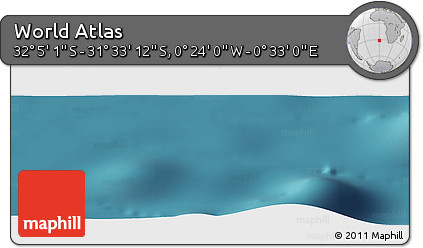 Satellite Panoramic Map of the Area around 31° 49' 7" S, 0° 4' 30" E