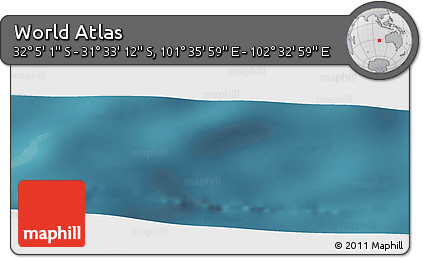 Satellite Panoramic Map of the Area around 31° 49' 7" S, 102° 4' 29" E