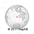 Outline Map of the Area around 31° 49' 7" S, 104° 37' 30" E, rectangular outline