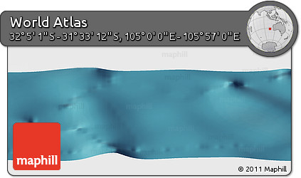Satellite Panoramic Map of the Area around 31° 49' 7" S, 105° 28' 29" E