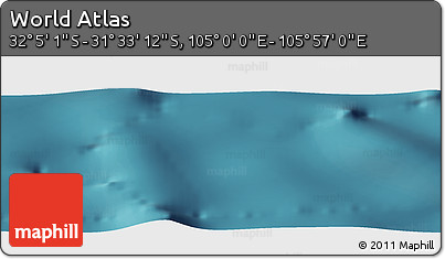 Satellite Panoramic Map of the Area around 31° 49' 7" S, 105° 28' 29" E