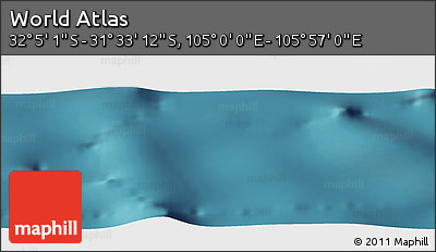 Satellite Panoramic Map of the Area around 31° 49' 7" S, 105° 28' 29" E