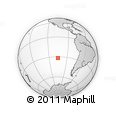 Outline Map of the Area around 31° 49' 7" S, 105° 19' 29" W, rectangular outline