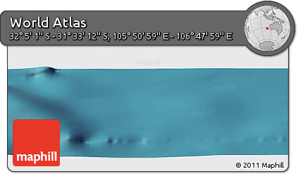 Satellite Panoramic Map of the Area around 31° 49' 7" S, 106° 19' 29" E