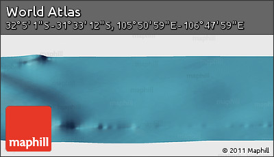 Satellite Panoramic Map of the Area around 31° 49' 7" S, 106° 19' 29" E