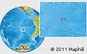 Physical Location Map of the area around 31° 49' 7" S, 107° 1' 30" W