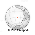 Outline Map of the Area around 31° 49' 7" S, 107° 1' 30" W, rectangular outline