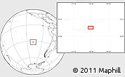 Blank Location Map of the area around 31° 49' 7" S, 107° 52' 30" W