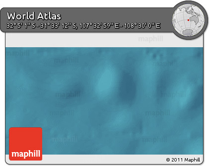 Satellite 3D Map of the Area around 31° 49' 7" S, 108° 1' 30" E
