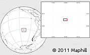 Blank Location Map of the area around 31° 49' 7" S, 108° 43' 29" W