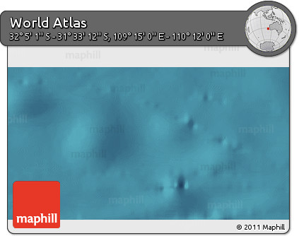 Satellite 3D Map of the Area around 31° 49' 7" S, 109° 43' 29" E