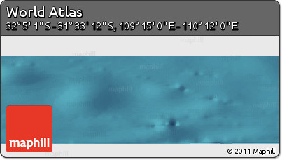 Satellite Panoramic Map of the Area around 31° 49' 7" S, 109° 43' 29" E