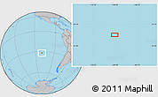 Gray Location Map of the area around 31° 49' 7" S, 109° 34' 29" W
