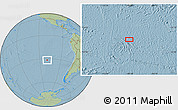 Savanna Style Location Map of the area around 31° 49' 7" S, 109° 34' 29" W, hill shading