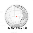 Outline Map of the Area around 31° 49' 7" S, 109° 34' 29" W, rectangular outline