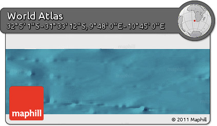 Satellite Panoramic Map of the Area around 31° 49' 7" S, 10° 16' 30" E