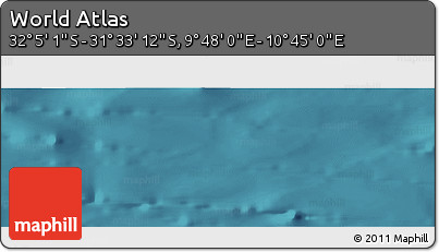 Satellite Panoramic Map of the Area around 31° 49' 7" S, 10° 16' 30" E