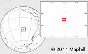 Blank Location Map of the area around 31° 49' 7" S, 110° 25' 30" W