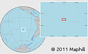 Gray Location Map of the area around 31° 49' 7" S, 110° 25' 30" W