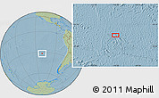 Savanna Style Location Map of the area around 31° 49' 7" S, 110° 25' 30" W, hill shading