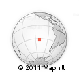 Outline Map of the Area around 31° 49' 7" S, 110° 25' 30" W, rectangular outline