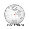 Outline Map of the Area around 31° 49' 7" S, 111° 25' 30" E, rectangular outline