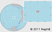 Gray Location Map of the area around 31° 49' 7" S, 111° 16' 30" W