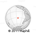 Outline Map of the Area around 31° 49' 7" S, 111° 16' 30" W, rectangular outline