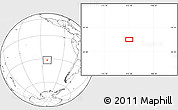Blank Location Map of the area around 31° 49' 7" S, 112° 7' 30" W