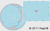 Gray Location Map of the area around 31° 49' 7" S, 112° 7' 30" W