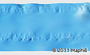 Physical 3D Map of the area around 31° 49' 7" S, 113° 49' 29" W