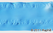 Shaded Relief 3D Map of the area around 31° 49' 7" S, 113° 49' 29" W