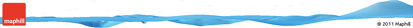 Shaded Relief Horizon Map of the Area around 31° 49' 7" S, 113° 49' 29" W
