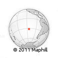 Outline Map of the Area around 31° 49' 7" S, 113° 49' 29" W, rectangular outline