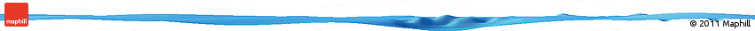 Shaded Relief Horizon Map of the Area around 31° 49' 7" S, 115° 31' 30" W