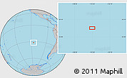 Gray Location Map of the area around 31° 49' 7" S, 115° 31' 30" W