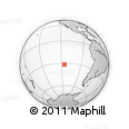 Outline Map of the Area around 31° 49' 7" S, 115° 31' 30" W, rectangular outline