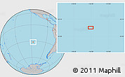 Gray Location Map of the area around 31° 49' 7" S, 116° 22' 30" W