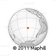 Outline Map of the Area around 31° 49' 7" S, 116° 22' 30" W, rectangular outline