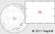 Blank Location Map of the area around 31° 49' 7" S, 117° 13' 29" W