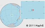 Gray Location Map of the area around 31° 49' 7" S, 117° 13' 29" W