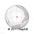 Outline Map of the Area around 31° 49' 7" S, 118° 4' 29" W, rectangular outline