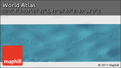 Satellite Panoramic Map of the Area around 31° 49' 7" S, 12° 49' 29" E