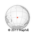Outline Map of the Area around 31° 49' 7" S, 145° 16' 30" W, rectangular outline