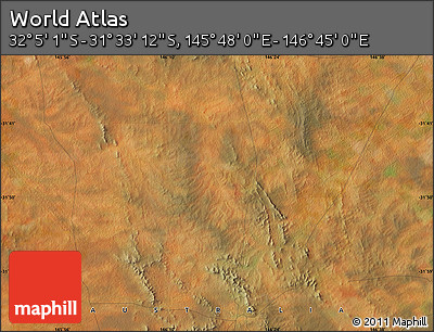 Satellite Map of the Area around 31° 49' 7" S, 146° 16' 30" E
