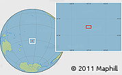 Savanna Style Location Map of the area around 31° 49' 7" S, 157° 10' 30" W