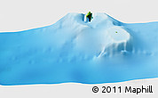 Physical Panoramic Map of the area around 31° 49' 7" S, 159° 1' 30" E