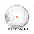Outline Map of the Area around 31° 49' 7" S, 160° 34' 29" W, rectangular outline